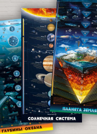 Комплект розумних плакатів «Світ навколо» (російською мовою)